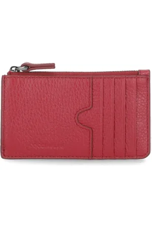Coccinelle Femme, Accessoires, Rouge, Taille: ONE Size Portefeuille Femme en Cuir Rouge
