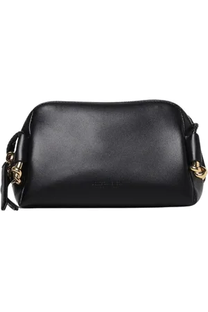 Bottega Veneta Femme, Sacs, Noir, Taille: ONE Size Pochette en Cuir Noir