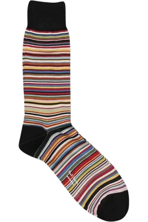 Paul Smith Homme, Sous-vêtements, Multicolore, Taille: ONE Size Chaussettes à Rayures Crew