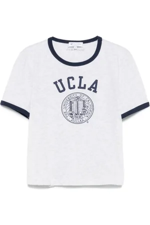 Sporty & Rich Femme, Tops, Gris, Taille: 40 FR T-shirt Sportif Gris
