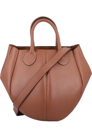 J.W.Anderson Femme, Sacs, Brun, Taille: ONE Size Punch Small Tote Handbag