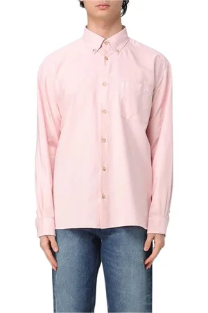 A.P.C. Homme, Chemises, Rose, Taille: M Chemise Oxford Verte Style Classique