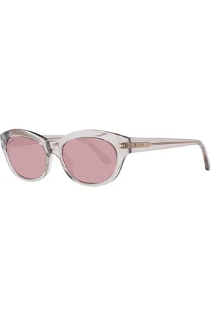 Bally Femme, Accessoires, Brun, Taille: ONE Size Lunettes de Soleil Ovales Marron pour Femmes