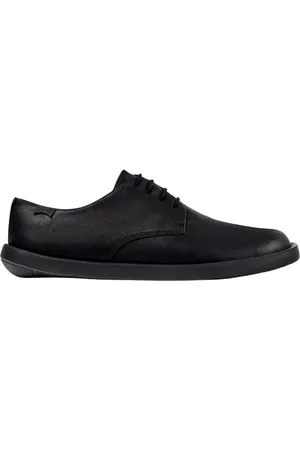 Camper Homme, Chaussures, Noir, Taille: 44 EU Chaussure en Cuir Noir à Lacets Brogue