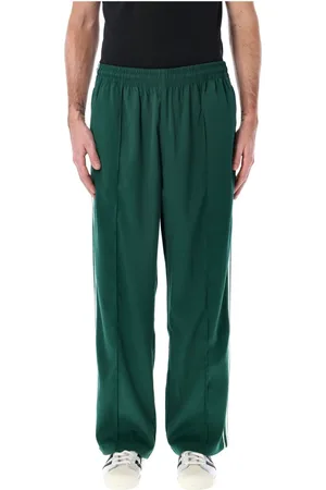 adidas Homme, Pantalons, Vert, Taille: M Pantalon Firebird Track avec Iconic 3-Stripes
