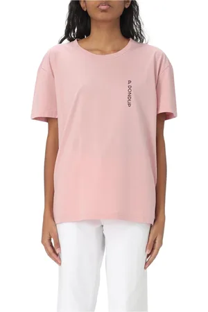 Dondup Femme, Tops, Rose, Taille: 40 FR T-shirt Blanc Décontracté