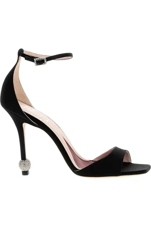 Roger Vivier Femme, Chaussures, Noir, Taille: 39 EU Élégantes sandales à talons hauts