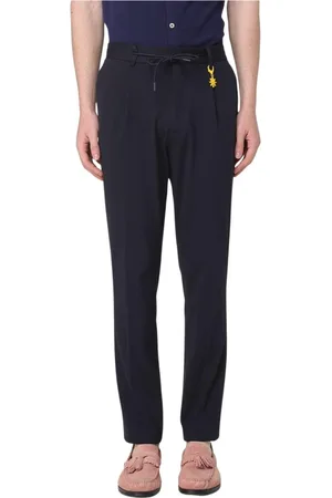 Manuel Ritz Homme, Pantalons, Bleu, Taille: 3XL Pantalon Slim-Fit Bleu