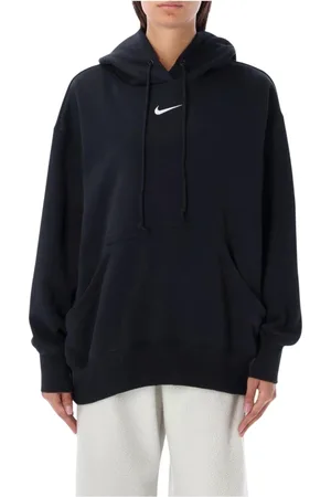 Nike Femme, Sweatshirts et sweats à capuche, Noir, Taille: 36 FR Essentiel Sweat à Capuche Noir