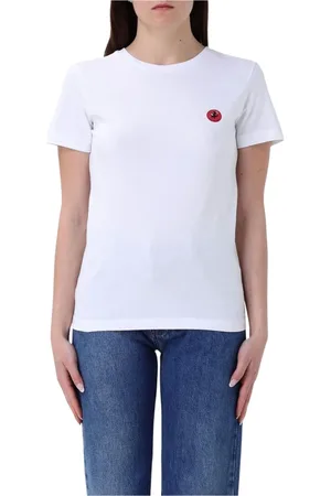save the duck Femme, Tops, Blanc, Taille: 40 FR T-shirt col rond blanc