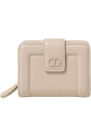 Twin-Set Femme, Accessoires, , Taille: ONE Size Portefeuille en cuir chic avec fermeture à pression
