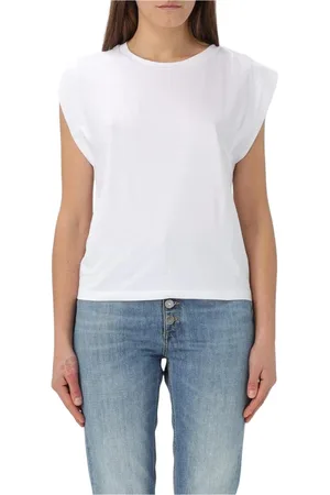 Dondup Femme, Tops, Blanc, Taille: 36 FR T-shirt Blanc Classique