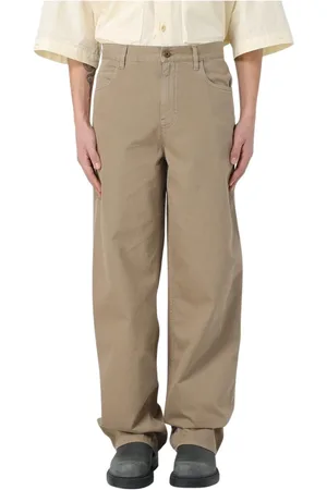 Burberry Homme, Pantalons, , Taille: M Pantalon Casual à Jambe Droite Élégant