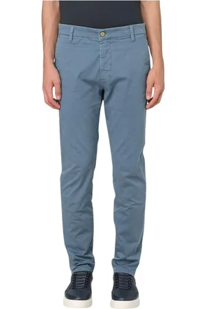 Jeckerson Homme, Pantalons, Bleu, Taille: W28 Pantalon Casual Straight-Leg Élégant