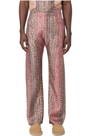 Etro Homme, Pantalons, Multicolore, Taille: M Pantalon Homme à Motif Paisley Coloré