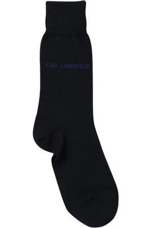Karl Lagerfeld Homme, Sous-vêtements, Bleu, Taille: S Crew Socks