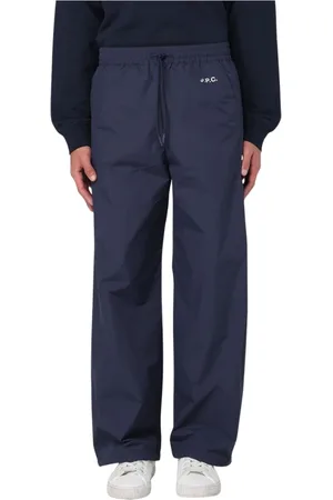 A.P.C. Homme, Pantalons, Bleu, Taille: M Pantalon Bleu Taille Cordon
