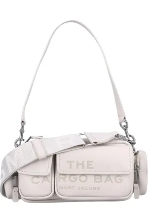 Marc Jacobs Femme, Sacs, Gris, Taille: ONE Size Sac à bandoulière en cuir MultiCompartiment