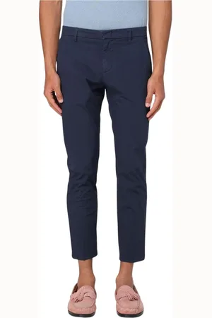 Dondup Homme, Pantalons, Bleu, Taille: W35 Pantalon Classique Bleu Marine