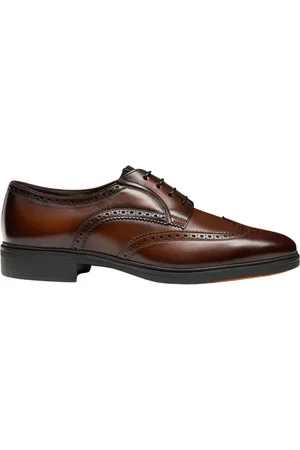 santoni Homme, Chaussures, Brun, Taille: 40 EU Chaussures Classiques en Cuir Brogue