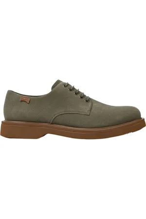 Camper Homme, Chaussures, Vert, Taille: 44 EU Chaussures Casual Brogue Classiques Vertes