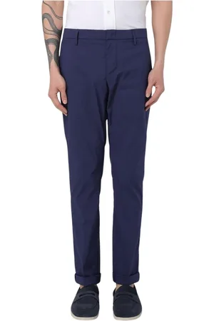 Dondup Homme, Pantalons, Bleu, Taille: W36 Pantalon Classique Slim-Fit Beige