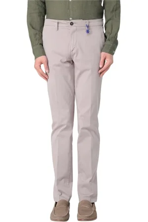 Manuel Ritz Homme, Pantalons, Gris, Taille: XL Chinos blancs décontractés