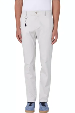 Paul & Shark Homme, Pantalons, Blanc, Taille: S Pantalons Élégants Droits en Ivoire
