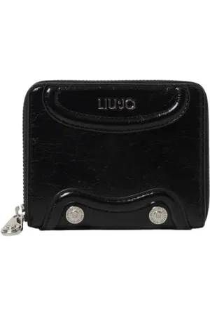 Liu Jo Femme, Accessoires, Noir, Taille: ONE Size Portefeuille ZipAround Design Compact et Élégant