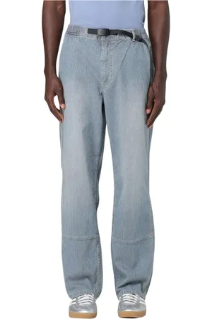 Gramicci Homme, Jeans, Bleu, Taille: XL Pantalon en Denim Coupe Décontractée Bleu