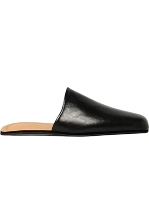 OUR LEGACY Homme, Chaussures, Noir, Taille: 41 EU Sandales en Cuir Charbon Bout Carré