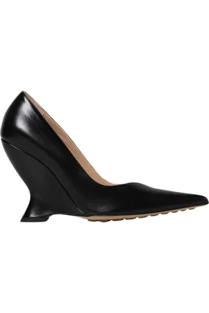 Bottega Veneta Femme, Chaussures, Noir, Taille: 37 1/2 EU Escarpins noirs à talon haut