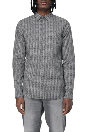 Armani Exchange Homme, Chemises, Multicolore, Taille: S Chemise imprimée à manches longues