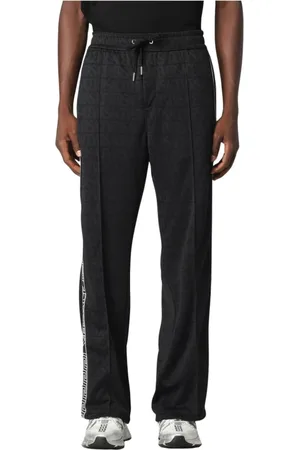 VERSACE Homme, Pantalons, Noir, Taille: L Pantalon de Sport Noir pour Homme