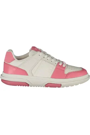 Tommy Hilfiger Femme, Chaussures, Rose, Taille: 36 EU Baskets roses en polyester pour femmes