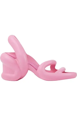 Camper Femme, Chaussures, Rose, Taille: 38 EU Sandales Roses Sculpturales à Talons