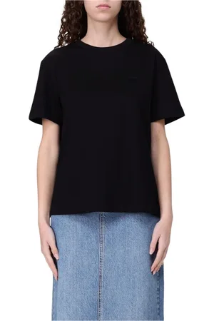 add Femme, Tops, Noir, Taille: 38 FR Tee-shirt Blanc Décontracté
