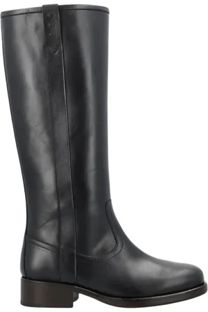 A.P.C. Femme, Chaussures, Noir, Taille: 40 EU Chaussures plates en cuir noir