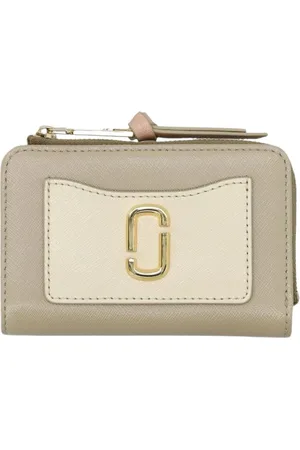 Marc Jacobs Femme, Accessoires, Vert, Taille: ONE Size Mini Portefeuille avec Fermeture Éclair