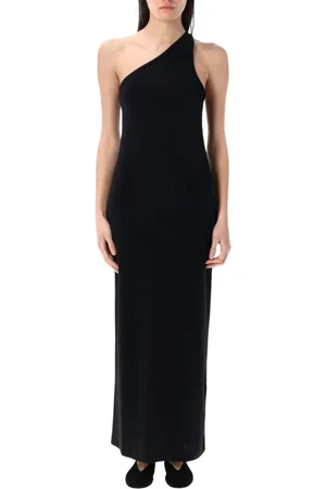 By Malene Birger Femme, Robes, Noir, Taille: 36 FR Robe Maxi Une Épaule Sans Manches