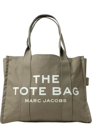 Marc Jacobs Femme, Sacs, Vert, Taille: ONE Size Sac Fourre-Tout en Toile avec Logo Jacquard
