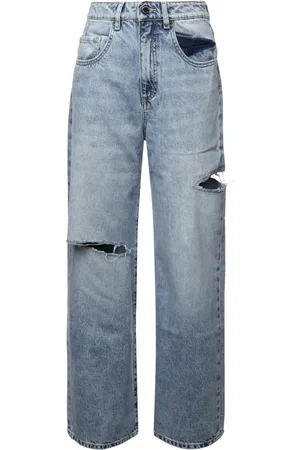Icon Denim Femme, Jeans, Bleu, Taille: W26 Jean Denim Bleu avec Taille Moyenne