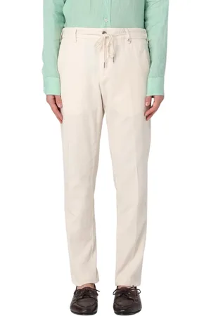 MYTHS Homme, Pantalons, , Taille: M Pantalon Bleu À Cordon Style Polyvalent Confortable