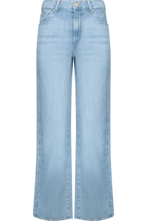 7 for all Mankind Femme, Jeans, Bleu, Taille: W26 Retro Flare Denim Jeans