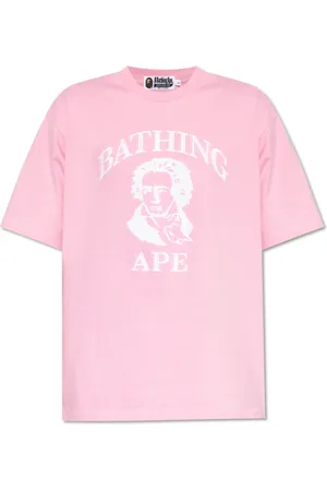 A Bathing Ape Homme, Tops, Rose, Taille: L T-shirt à motif