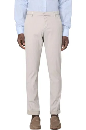 Dondup Homme, Pantalons, , Taille: W35 Chinos Slim Fit Casual Pantalon Bleu