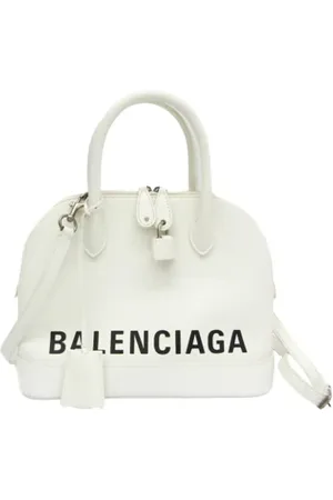 Balenciaga Femme, Pre-owned, Blanc, Taille: ONE Size Pre-owned Cuir sacs-balenciaga