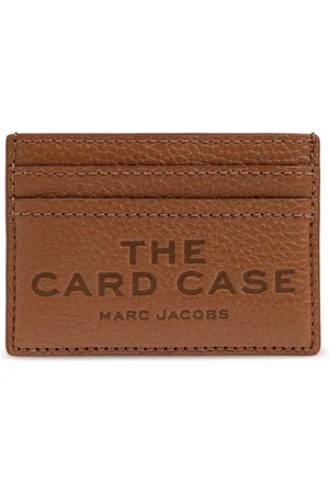 Marc Jacobs Femme, Accessoires, Brun, Taille: ONE Size Porte-cartes en cuir
