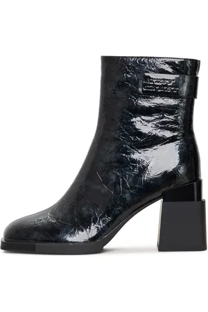 CESARE GASPARI Femme, Chaussures, Noir, Taille: 39 EU Bottines à Talon Bloc Dita - Noir