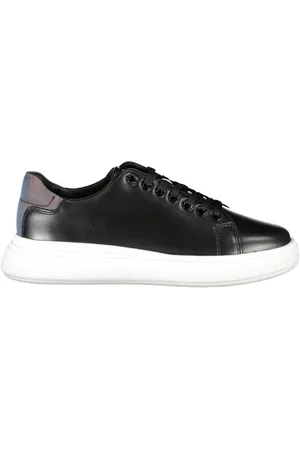 Calvin Klein Homme, Chaussures, Noir, Taille: 38 EU Baskets en polyester